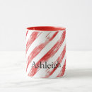 Search for candy cane stripe mugs Red