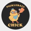 Search for sports chick stickers Pickleball