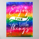 Search for little things posters Watercolor