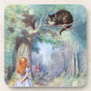 Search for alice in wonderland coasters Illustration