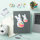 Search for easter cartoon stickers Bunny