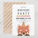 Search for red panda invitations Kids