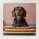 Search for hot dog puzzles Dachshund