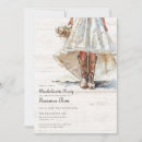 Search for western bride invitations Watercolor
