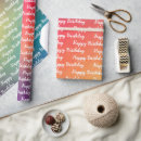 Search for rainbow birthday wrapping paper Simple