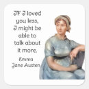 Search for literary quote stickers Jane austen