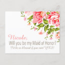 Search for wedding attendant request bridal party proposal cards Maid of honor