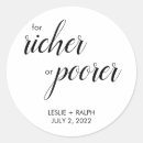 Search for richer stickers For richer or poorer