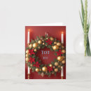 Search for gold candle christmas cards Traditional