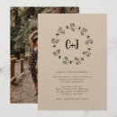 Search for laurel wreath wedding invitations Typography