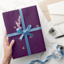 Search for purple gold christmas wrapping paper Pattern