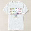 Search for gandhi quotes tshirts Be the change