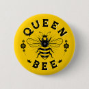 Search for queen bee badges Typography