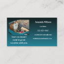 Search for pet sitting business cards Cat sitter