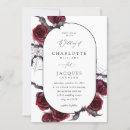 Search for red and white wedding invitations Calligraphy