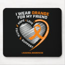 Search for leukaemia awareness mouse mats Orange