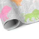 Search for lions wrapping paper For her