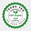 Search for organic food stickers Green