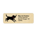 Search for running return address labels Dog