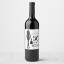 Search for high heel wine labels Black