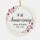 Search for 50th wedding anniversary christmas tree decorations Mr and mrs