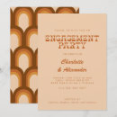 Search for unique engagement party invitations Retro