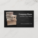 Search for cardboard box business cards Moving
