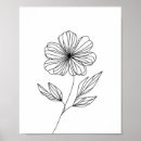 Search for black and white flowers posters Simple