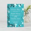 Search for stars bridal shower invitations Teal