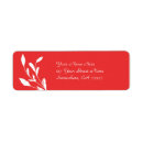 Search for poppies return address labels Floral