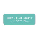 Search for aqua return address labels Stylish