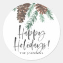 Search for round circle return address labels Watercolor