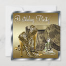 Search for leopard 70th birthday invitations Womans