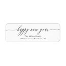 Search for new year return address labels Winter