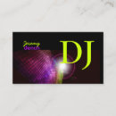 Search for disco business cards Dj