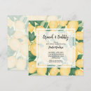 Search for lemon bridal brunch invitations Lemons