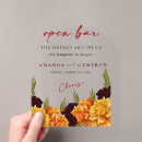 Search for open bar and a wedding invitations Modern