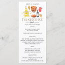 Search for thanksgiving menus Watercolor
