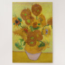 Search for vincent van gogh sunflowers puzzles Yellow