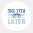 Search for funny skier stickers Cute