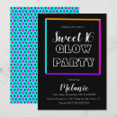 Search for fun sweet 16 invitations Glow in the dark