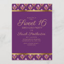Search for purple flower pattern invitations Floral