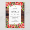 Search for rustic floral birthday invitations Watercolor flowers