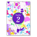 Search for pink yellow table cards Colourful