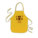 Search for heart abstract aprons Flowers