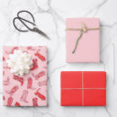 Search for little girl christmas wrapping paper Retro
