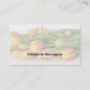 Search for tulips business cards Floral