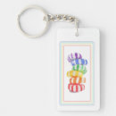Search for candy coloured key rings Rainbow