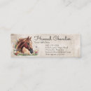 Search for equine business cards Watercolor