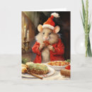 Search for cute mouse christmas cards Watercolor